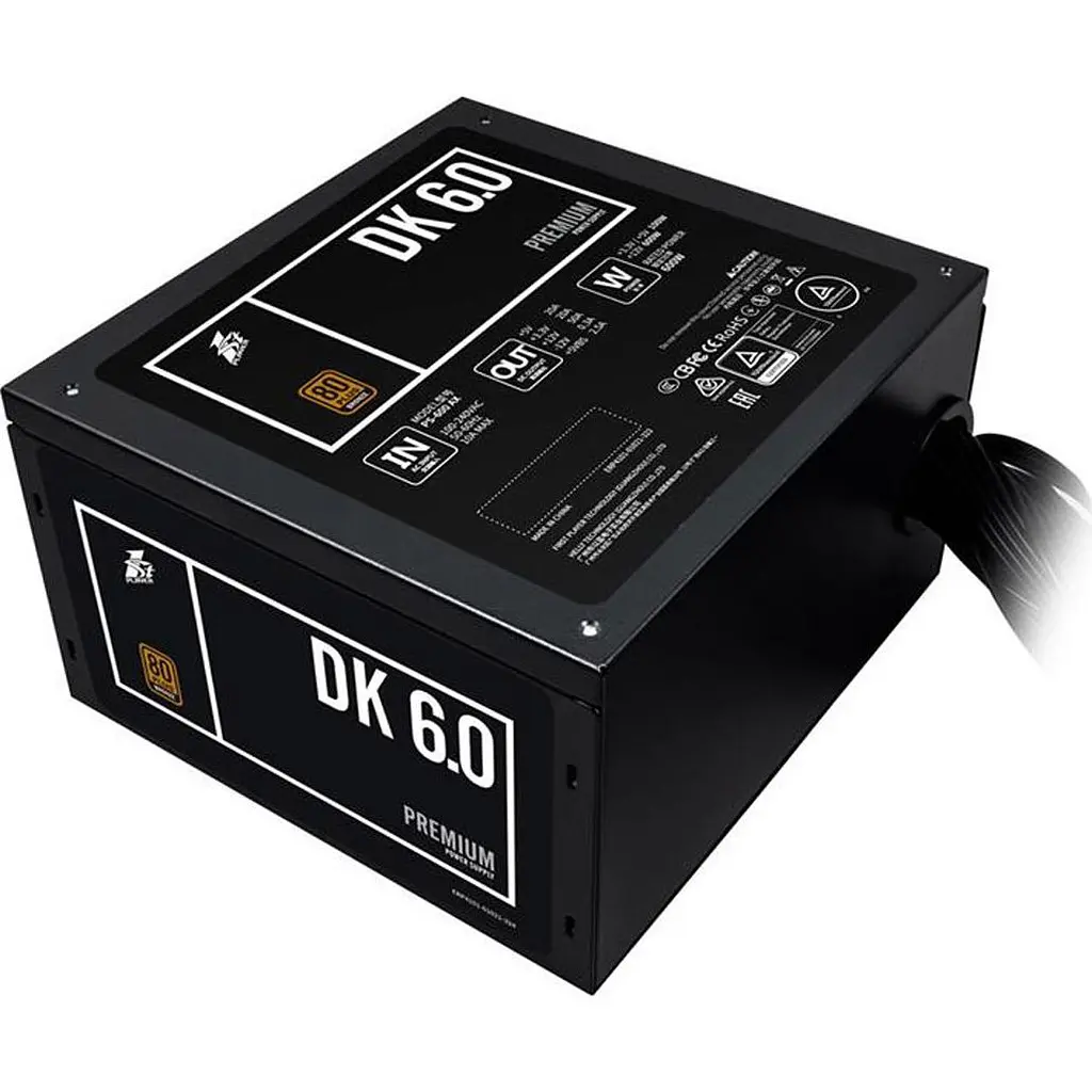 Блок живлення 1stPlayer DK Premium PS-600AX (DKPM-BRZ-600-BK-EU) [140560] - фото 2