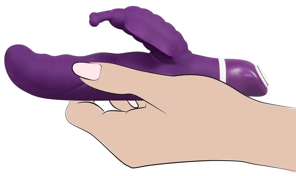 Вібратор Sweet Smile G-Butterfly 15.5 см фіолетовий - фото 6