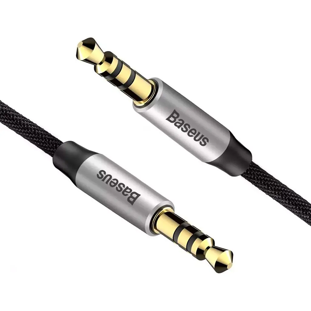 Кабель Baseus Yiven M30 3.5 mm to 3.5 mm 1.5m Black (CAM30-CS1) [136671] - фото 3