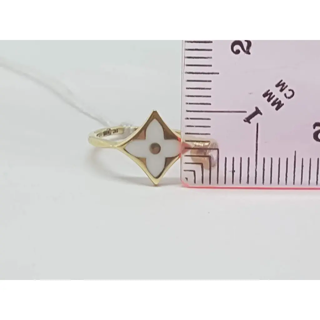 Золотое кольцо Столичная Ювелирная Фабрика с эмалью и фианитом. 154216ЖЕБ 15,5 - фото 5