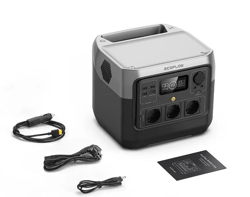Зарядна станція EcoFlow River 2 Pro 800Вт пикова 1600Вт 3 євро розетки 4 usb - фото 3