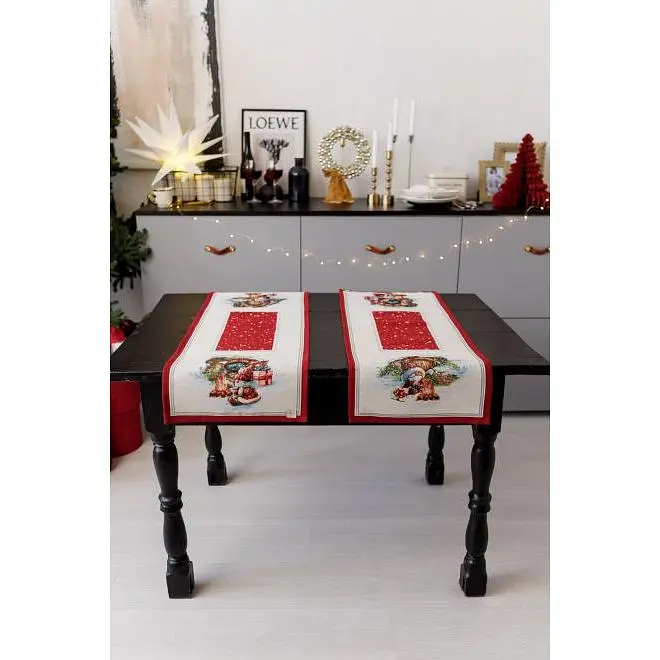 Дорожка гобеленовая Прованс Рождественский костер 40х140 см (36425) - фото 2