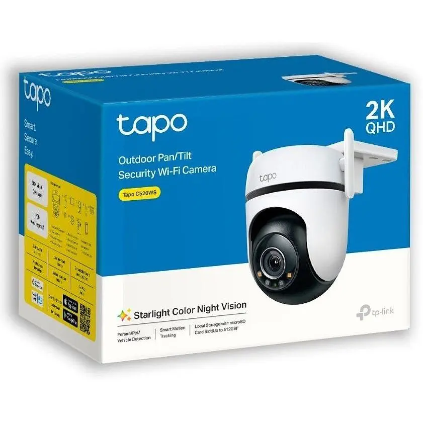 IP-камера зовнішня поворотна TP-LINK Tapo C-520WS 4MP N300 - фото 8