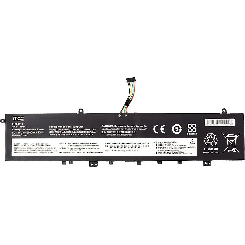 Акумулятор PowerPlant для ноутбуків LENOVO Yoga 9-15IMH5 (L18D4PF1) 15.2V 3500mAh (NB482436) - фото 2