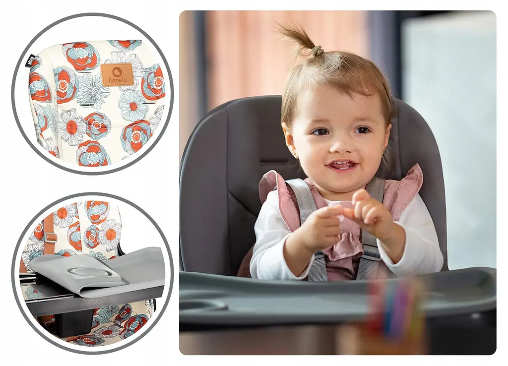 Стілець для годування Lionelo Mona Flower - фото 5