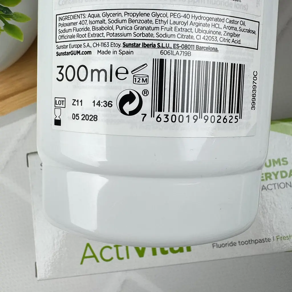 Ополіскувач для ротової порожнини GUM Activital 300 мл - фото 3