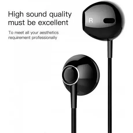 Навушники з мікрофоном Baseus Encok H06 lateral in-ear Wired Earphone (NGH06-C01) чорні - фото 5