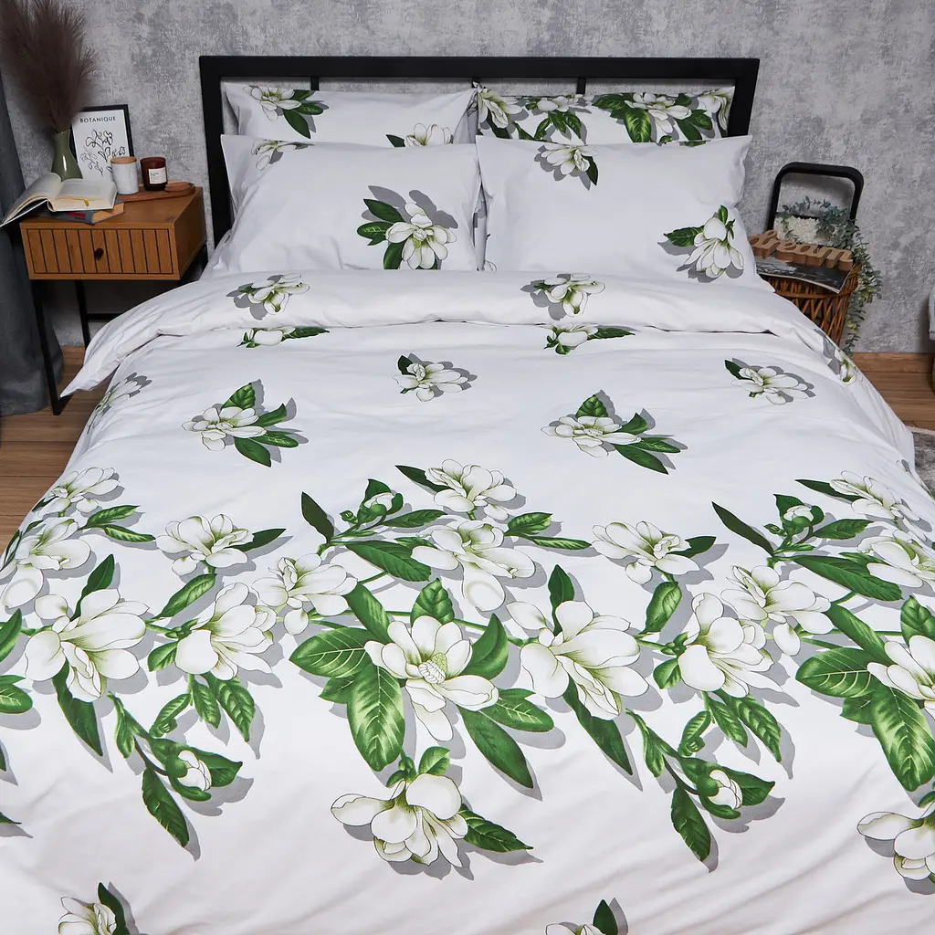 Підковдра Moon&Star Бязь Gold Люкс Wisteria White Двоспальна 175x210 см - фото 2