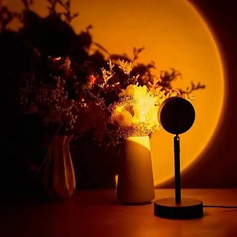 Проєкційний світильник заходу сонця — Sunset Lamp