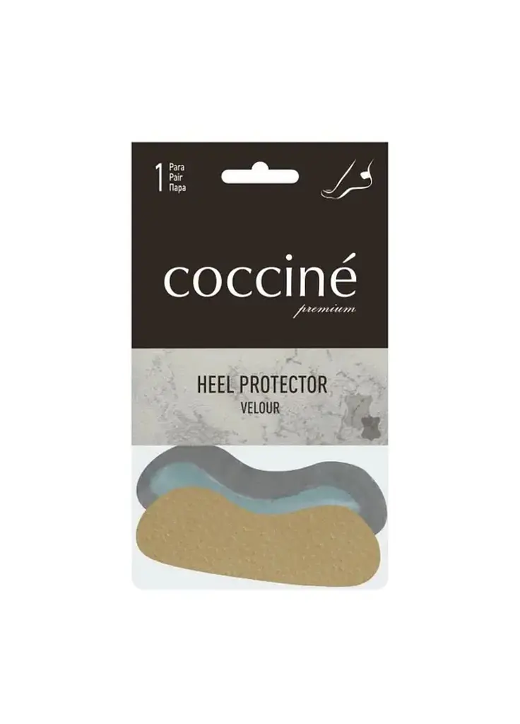 Зап'яточник Coccine велюровий бежевий