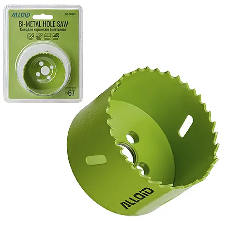 Сверло корончатое Alloid Building Tools биметаллическое 67 мм (HS-30067) - фото 2