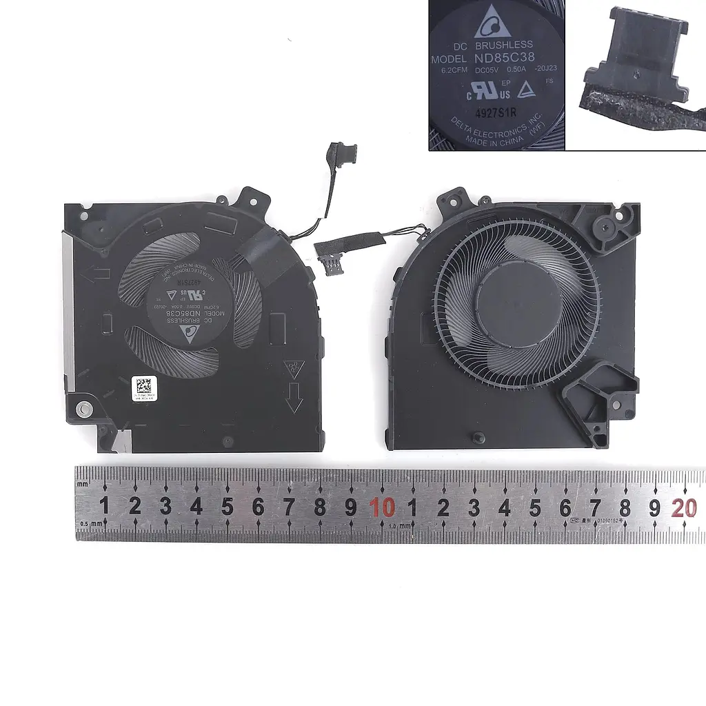 Вентилятор для Dell Alienware X15 R1 R2 RTX3070, (5V CPU fan, 0V0G61, ND85C38-20J23) - фото 3