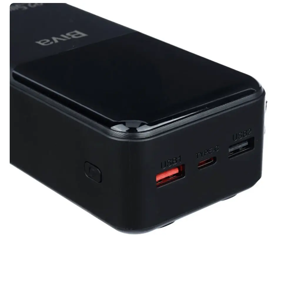 Портативна батарея BIVA BP-37 30000 mAh 22.5W Power Bank Black - фото 3
