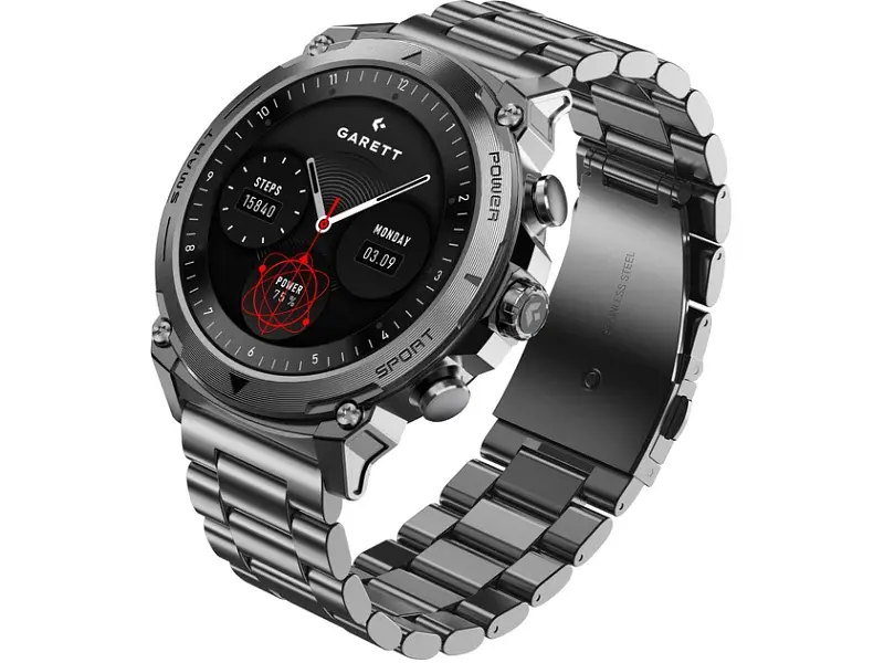 Cмарт-годинник Garett Atom Silver Steel