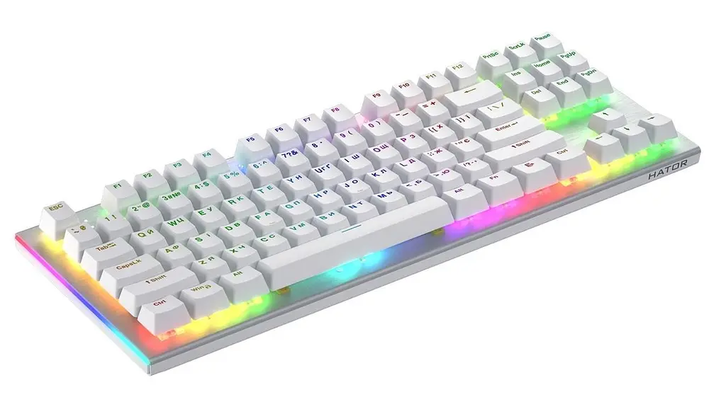 Клавіатура Hator Gravity X TKL Помаранчево-білий (HTK551UA) - фото 2