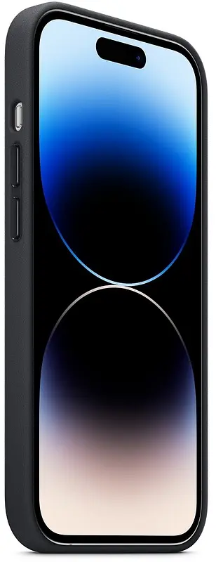 Чохол Leather Case with MagSafe для Apple iPhone 14 Pro Midnight AAA [74225] - фото 2