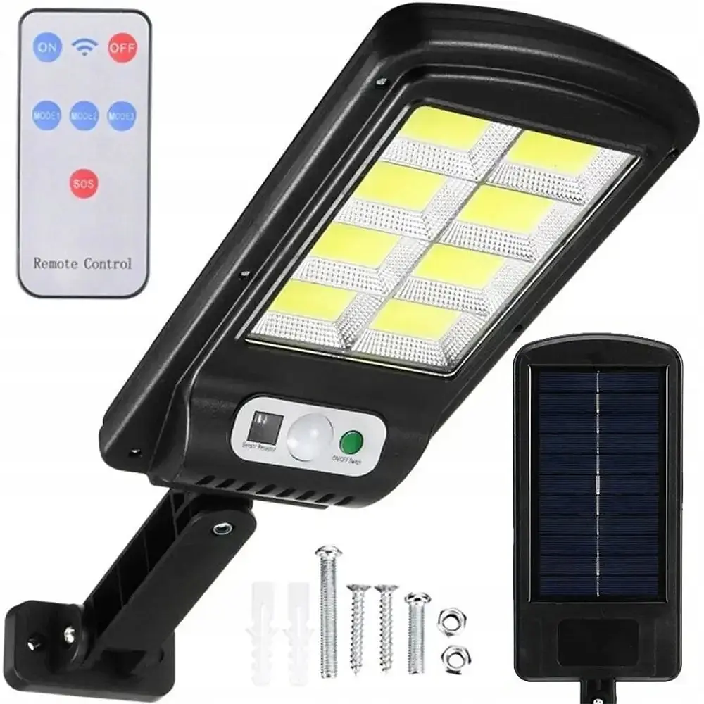 Вуличний ліхтар настіний із пультом Solar Light 6COB на сонячних батареях з датчиком руху - фото 12