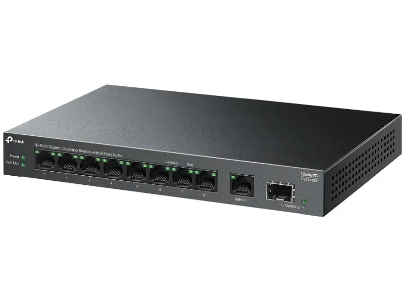 Комутатор TP-LINK LS1210GP - фото 2