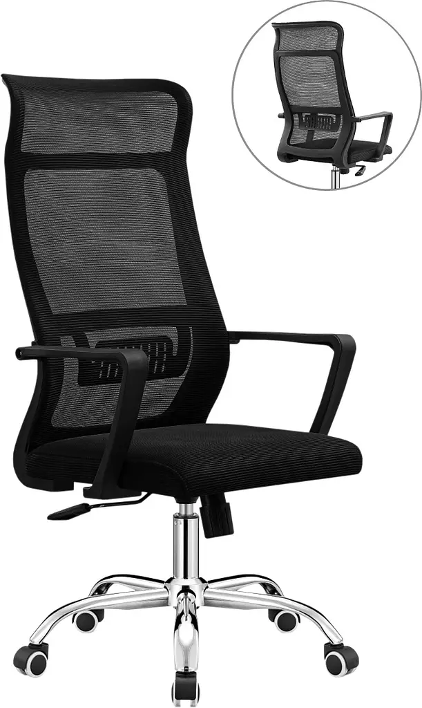 Офісне крісло GT Racer (B-338 Black) - фото 2