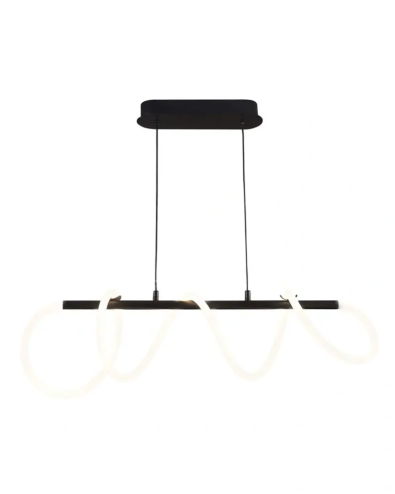 Подвесной светильник, люстра Goldlux 329080 Emma Led 1x38W 4000K 4450Lm IP20 Черный - фото 2