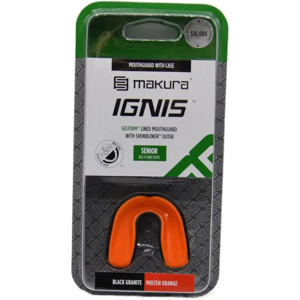 Капа одночелюстная Makura Ingis art.6017514013 Black/Orange - фото 3