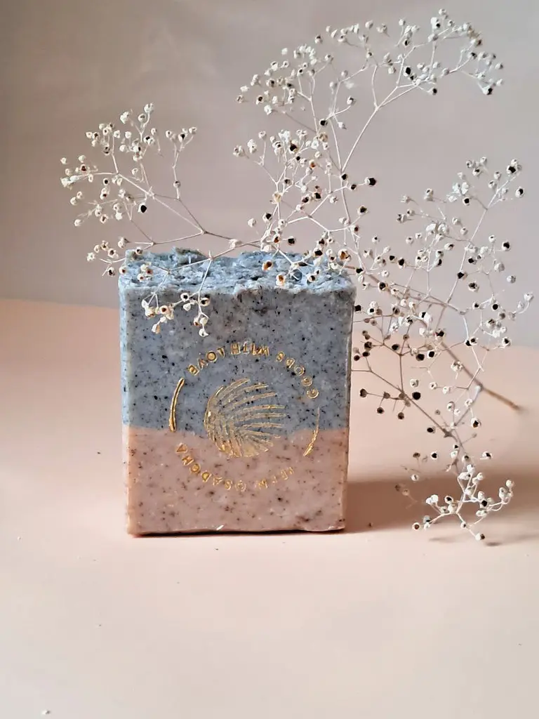 ЭКО мыло Svich Shop черная и розовая глины с ароматом лемонграсса в подарочной коробке 85 г - фото 2