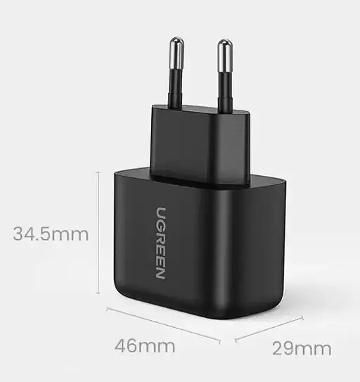Зарядний пристрій Ugreen CD250 USB Type-C 25 Вт PD кабель USB Type-C to Type-C 2 м - фото 3