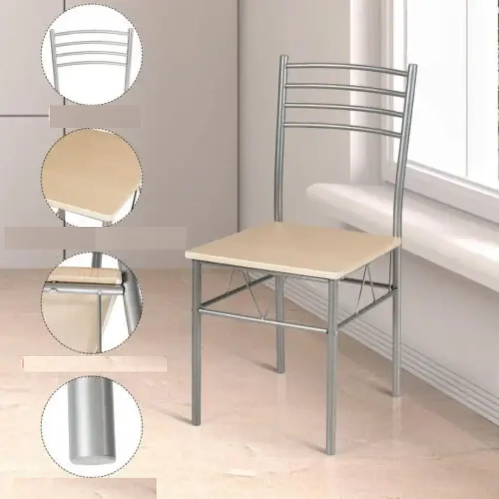 Комплект меблів Costway Corners обідній стіл з стільцями - фото 10