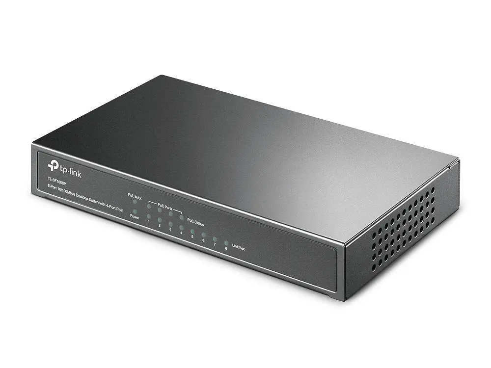 Коммутатор не управляемый, сетевое оборудование, TL-SF1008P TP-LINK - фото 3
