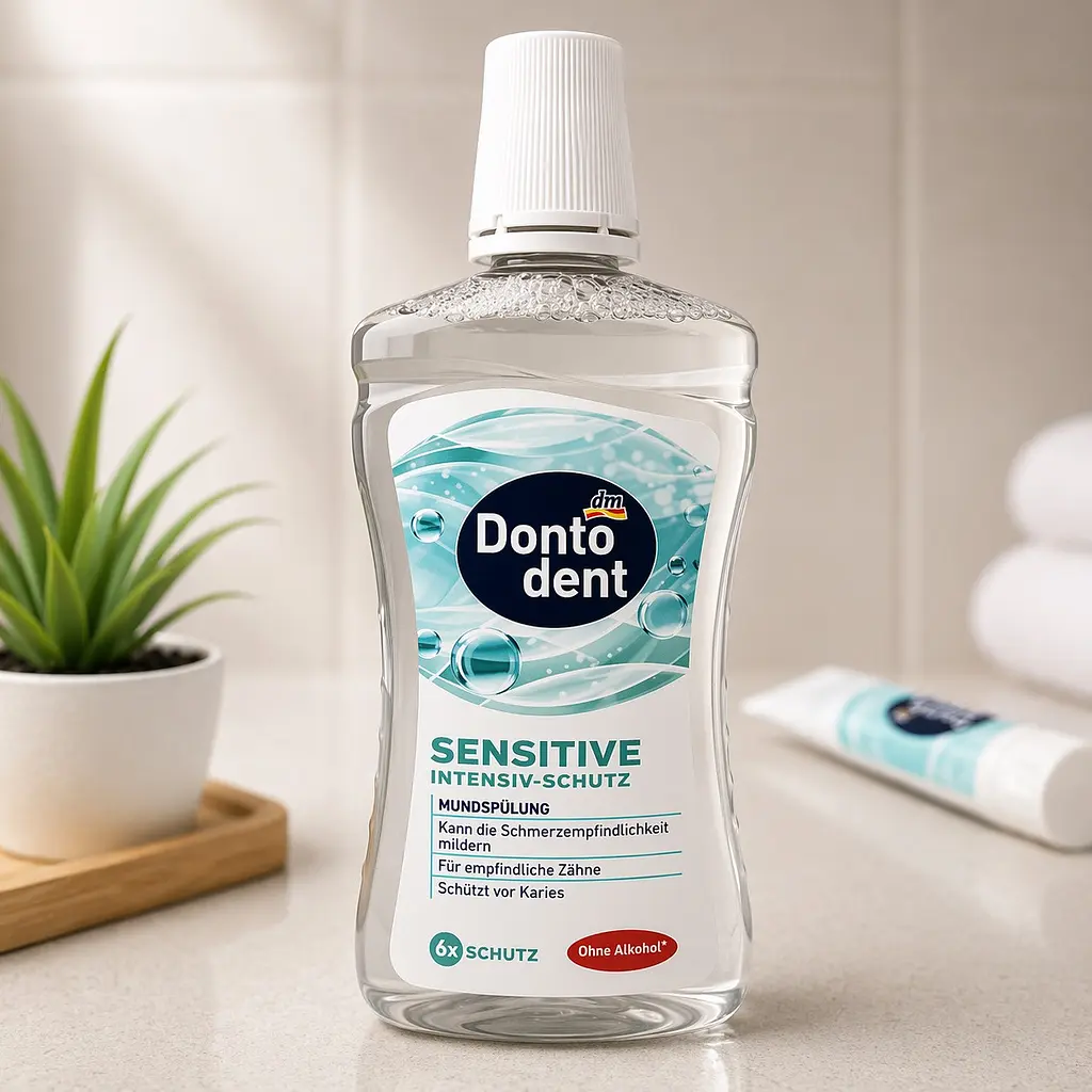 Ополіскувач для ротової порожнини Dontodent Sensitive від чутливості (фтор 450) 500 мл