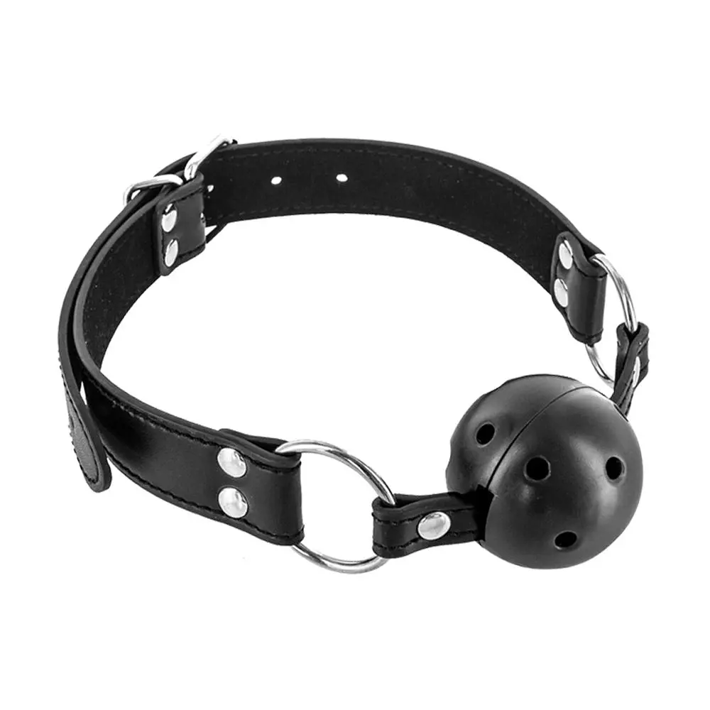 Кляп Fetish Tentation Rigid Gag Ball, 4,5 см (чорний)