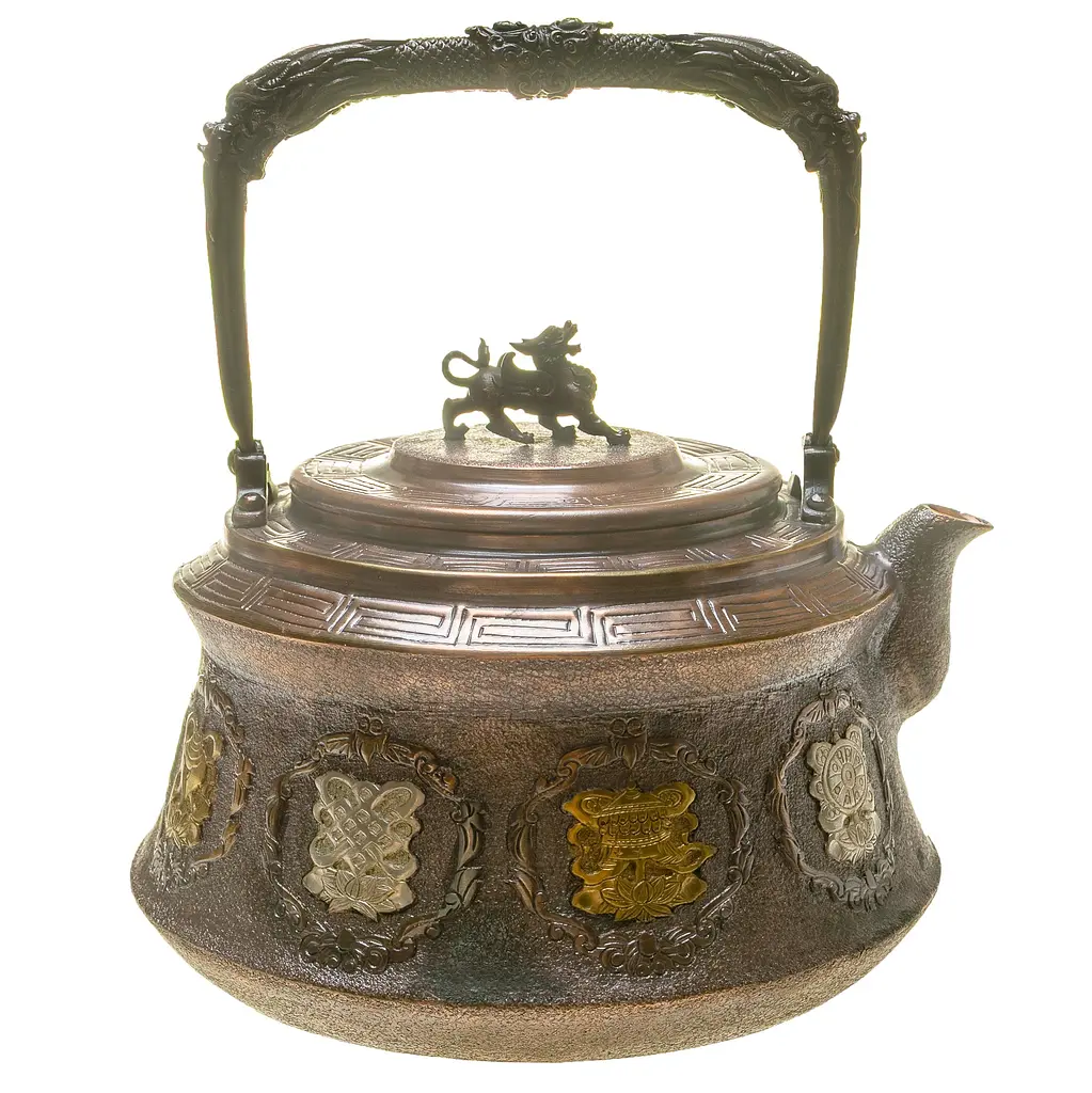 Чайник Newtea Вісім скарбів мідний 1.25 л - фото 5