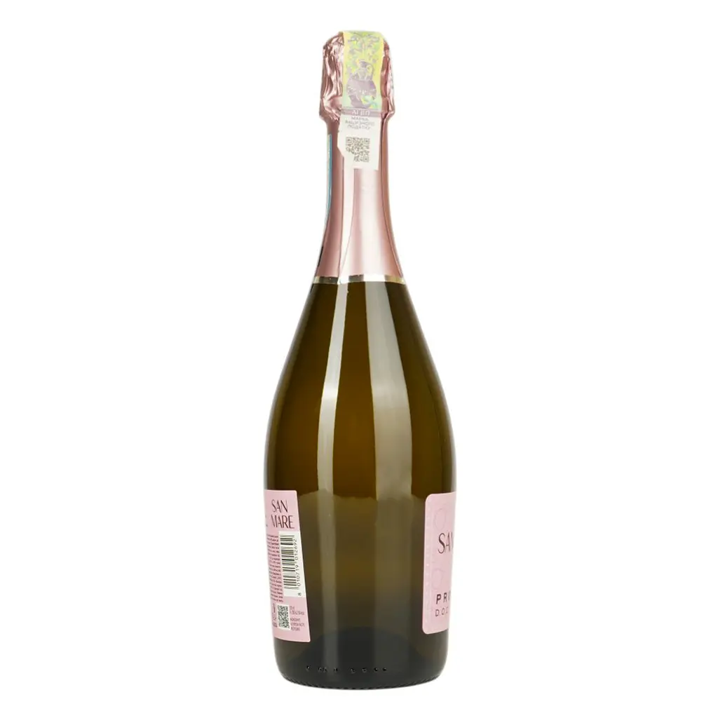 Уцінка. Вино ігристе San Mare Prosecco DOC Spumante екстрасухе біле 11% 0.75 л  - фото 5