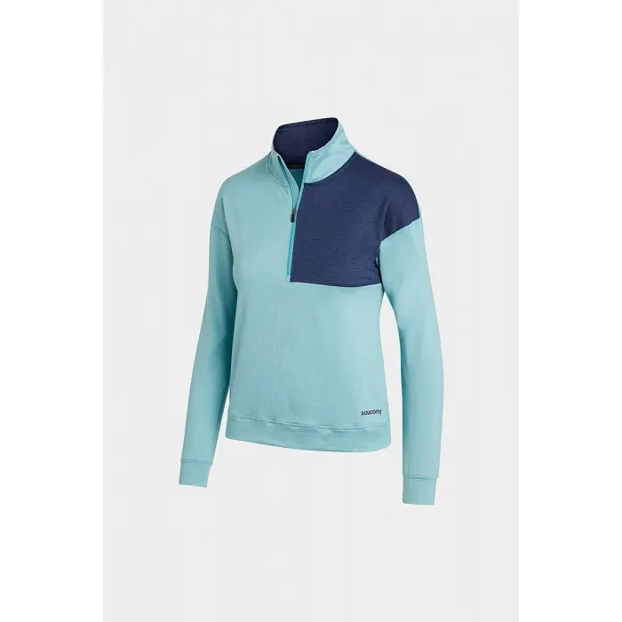 Кофта Saucony Sunday 1/4 ZIP Blue M (1097-800394-RNHM) - фото 6