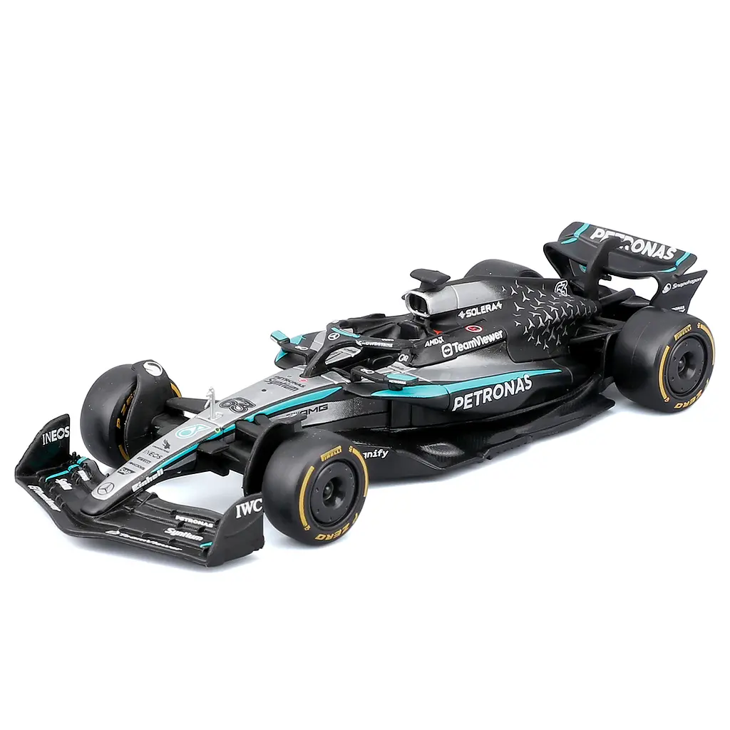 Автомодель Bburago Mercedes AMG F1 W16 Petronas 2025 в асортименті (18-38237) - фото 5