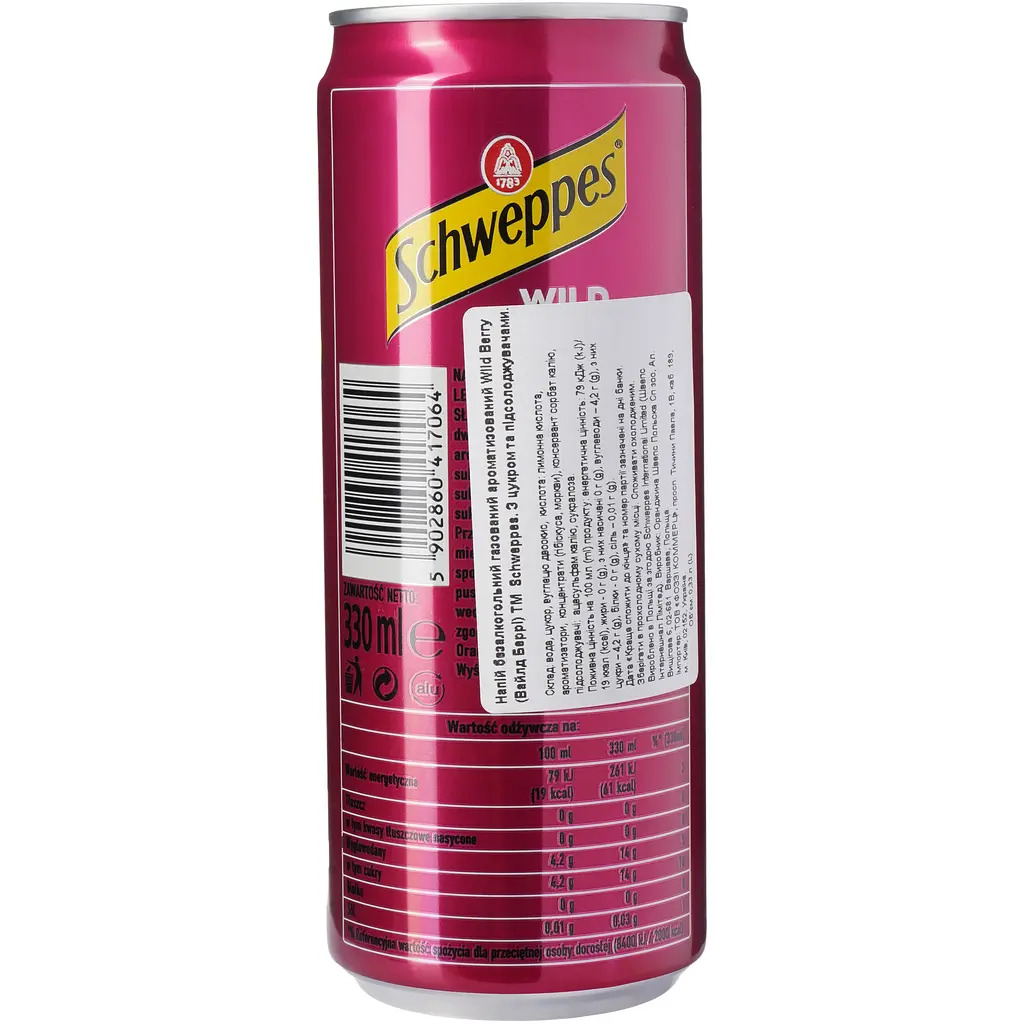 Напій Schweppes Wild Berry 0.33 л - фото 6