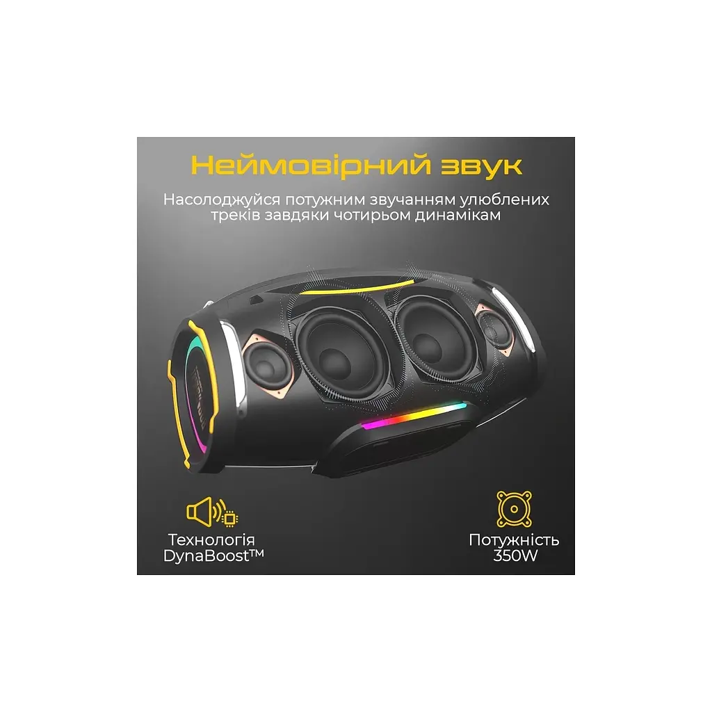 Акустична система HiFuture BoomBeat Black (boombeat.black) - фото 3