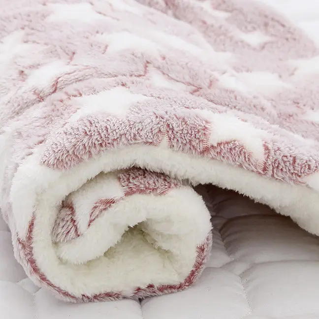 Плед для тварин Soft Pet Bed Cushion 70х90 см Pink Star - фото 2