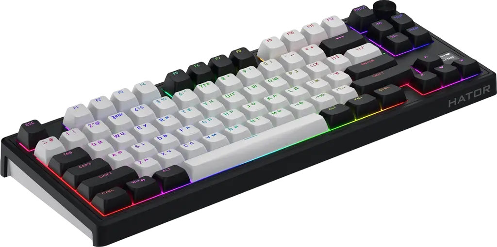 Клавіатура Hator Skyfall MAG Ultima 8K 80 Wireless RGB Black White (HTK3880UA) - фото 3