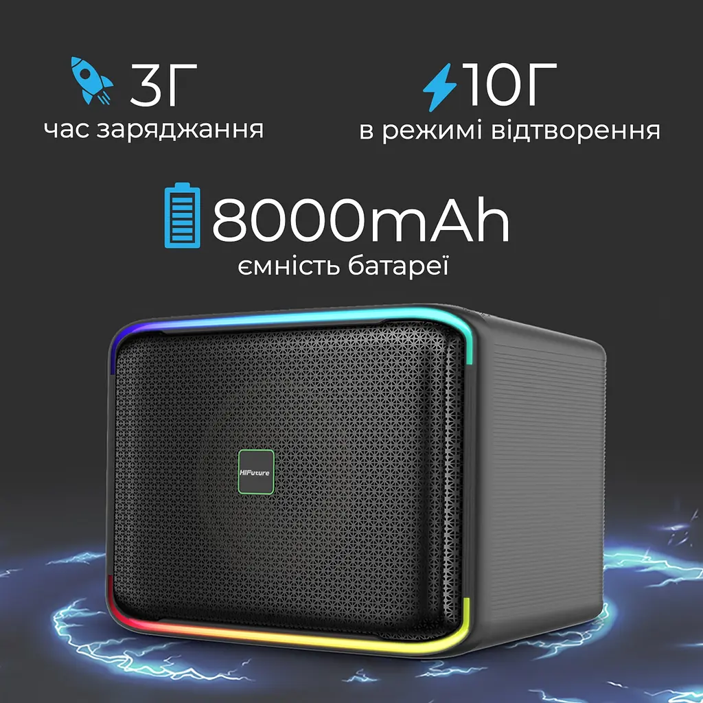 Акустична система HiFuture Event Horizon 100W Black (event horizon.black) - фото 3