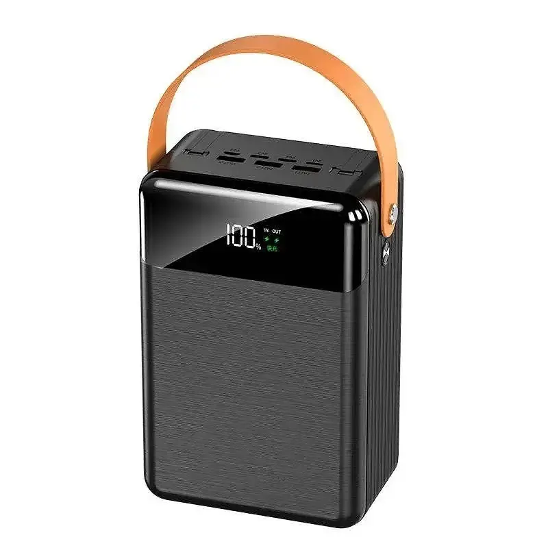 Power Bank 80000mAh зі наскрізною зарядкою портативна батарея для смартфона планшета роутера USB зовнішній акумулятор повербанк із швидкою зарядкою 22.5W ліхтариком та дисплеєм LENYES 821D PD+QC - фото 4