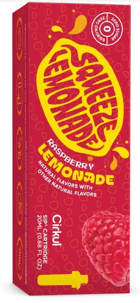 Картридж для напоїв Cirkul Raspberry Lemonade Flavor Cartridge зі смаком малинового лимонаду 1 шт - фото 3