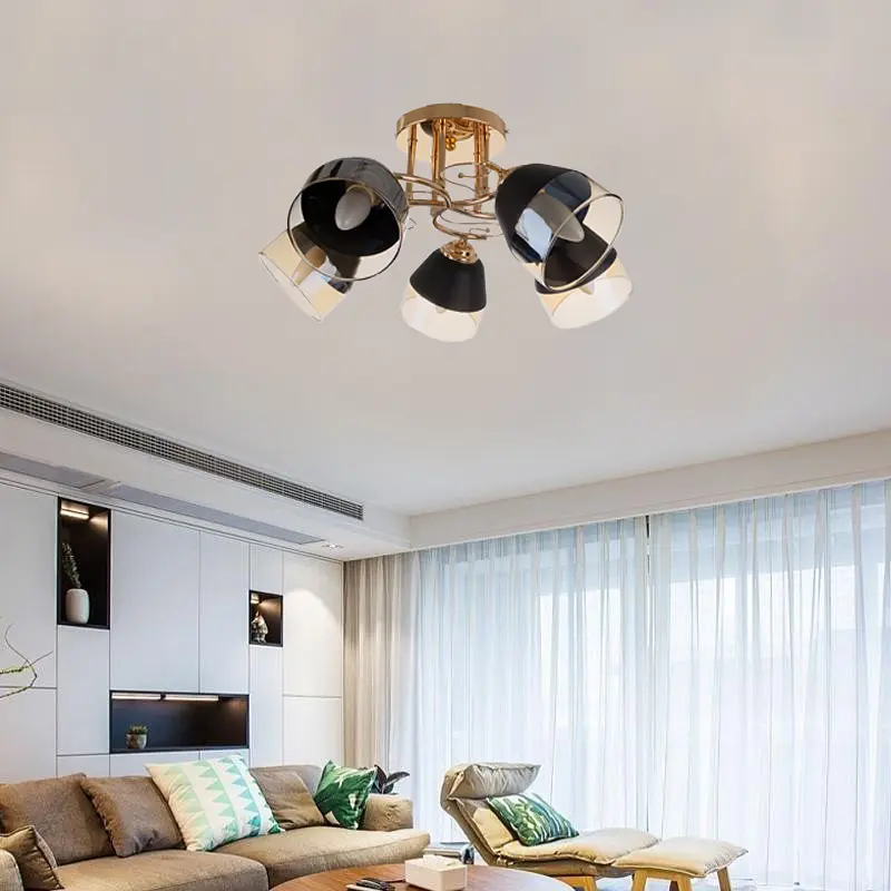 Люстра потолочная Brille в спальню E27 60W G (LK-689C/5) - фото 4