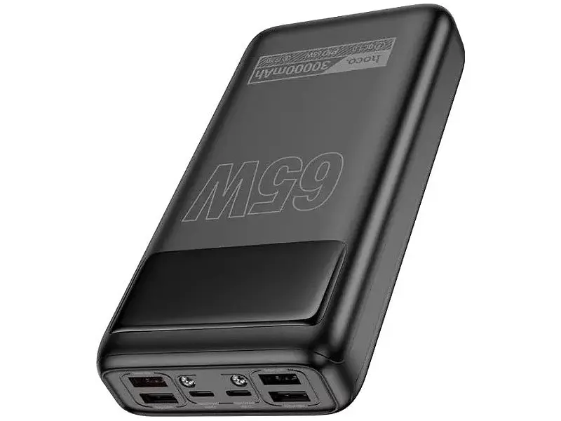 Зовнішній акумулятор (Power Bank) Hoco DB81 Apollo 30000mAh 65W Black - фото 3