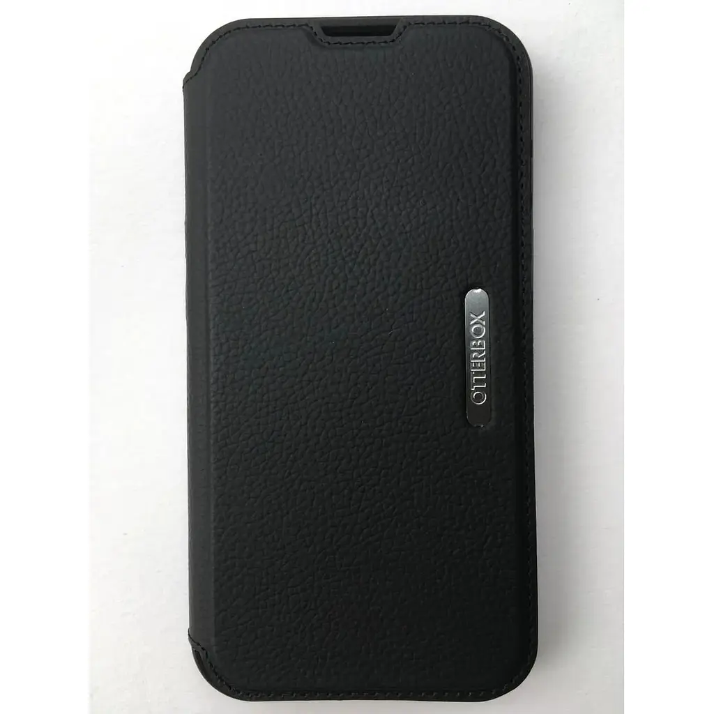 Оригинальный чехол книжка OtterBox Strada кожаный противоударный для iPhone 13 Pro Black (77-85796) - фото 5