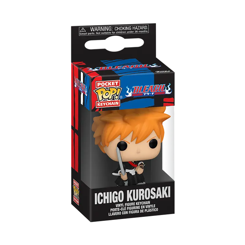 Фігурка-брелок Funko Pop Bleach Ichigo Kurosaki 4 см (FP B IK K) - фото 3