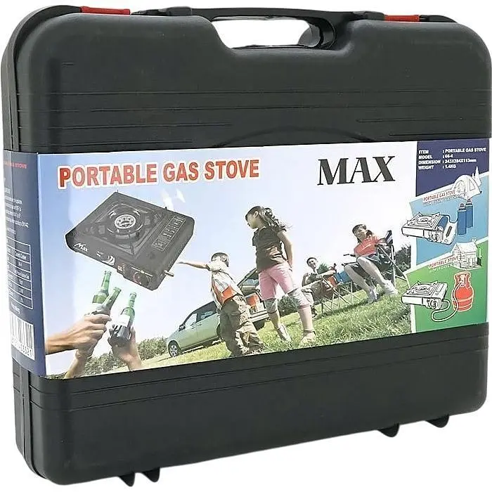 Портативная газовая плита Voltronic MAX-664 под газовые баллоны бутан и пропан-бутан [MAX-66] [150245] - фото 5