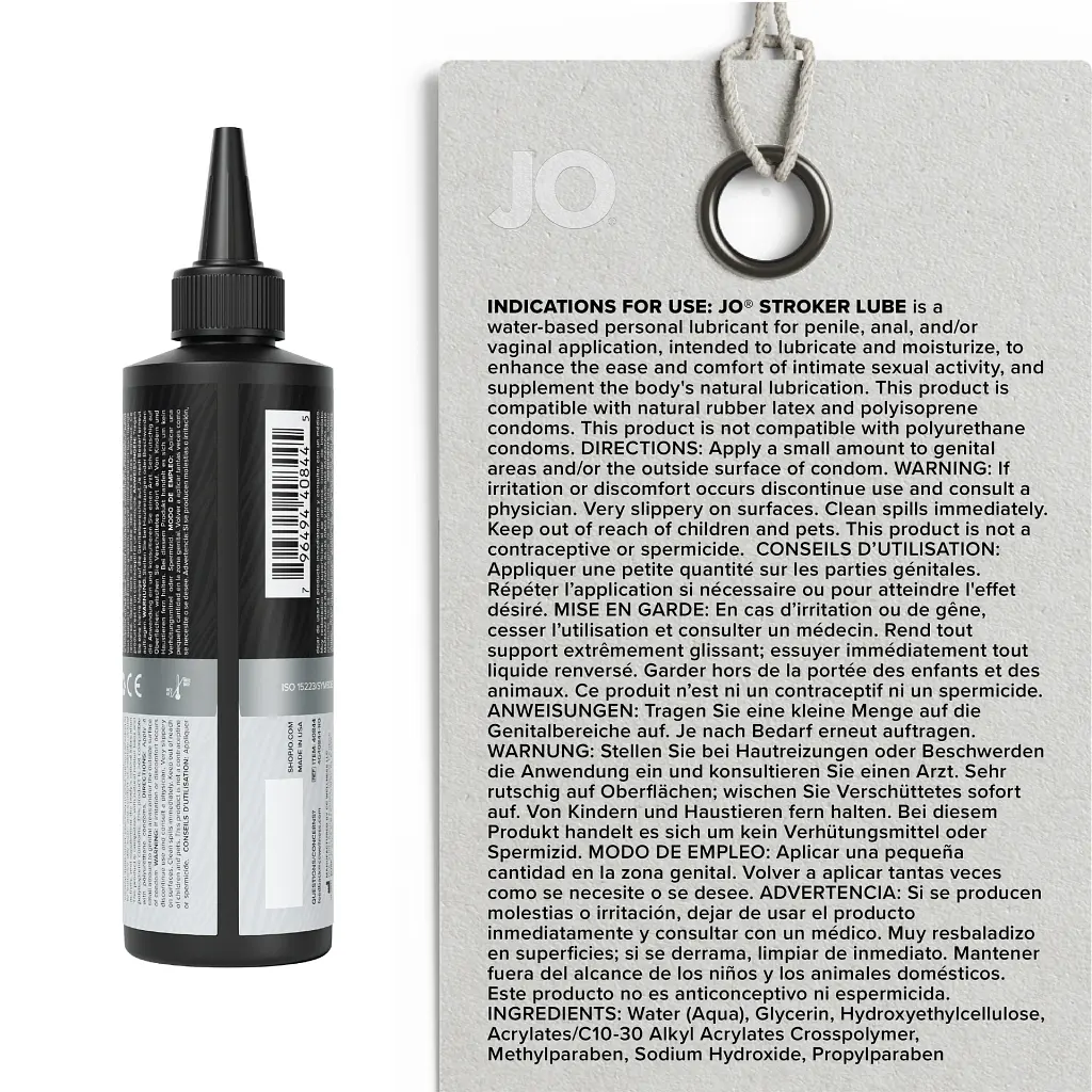 Лубрикант JO Stroker Lube для мастурбаторів, 120 мл - фото 5