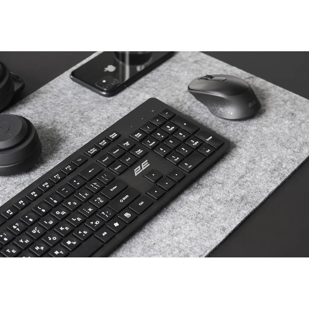 Клавіатура 2E KS260 Wireless Black (2E-KS260WB) - фото 2