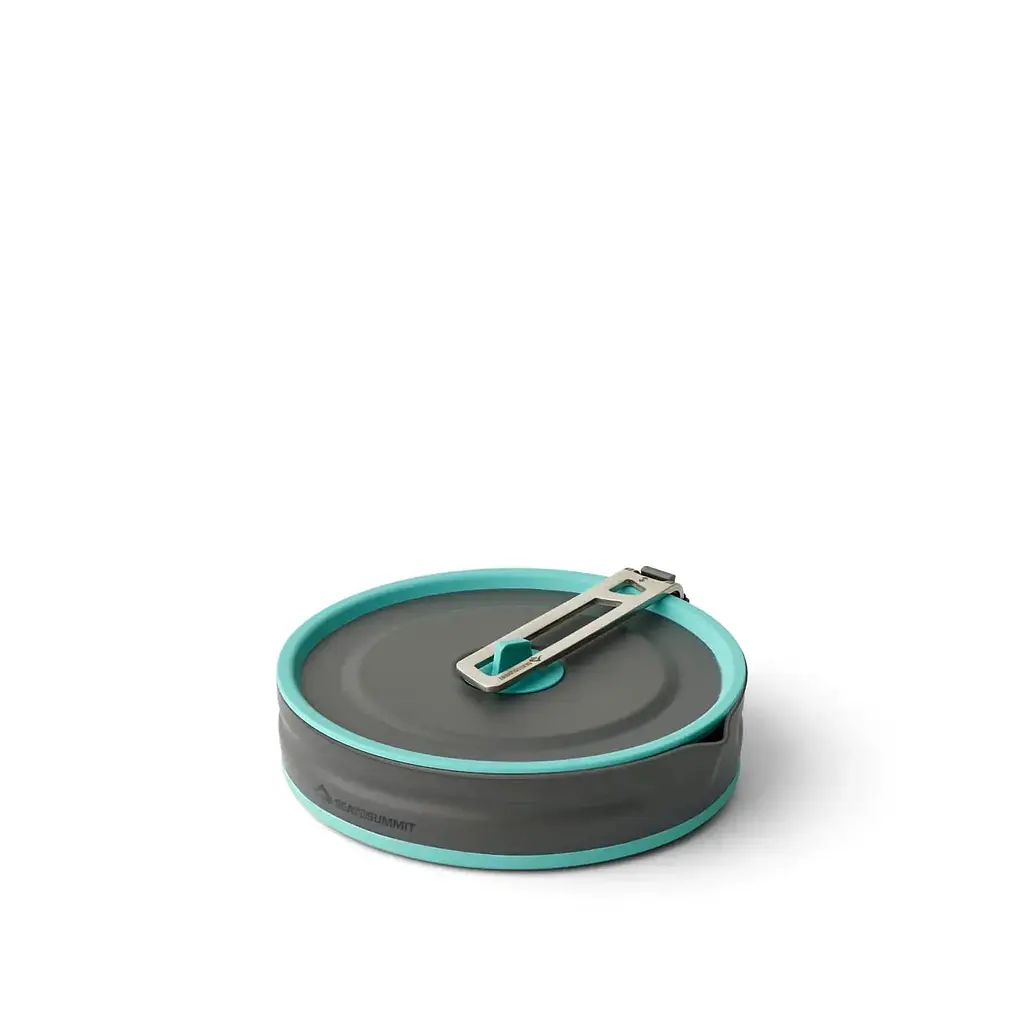 Каструля Sea To Summit Frontier UL Collapsible Pot w/Sack 2.2 L Aqua Blue (1033-STS ACK025021-390202) - фото 2